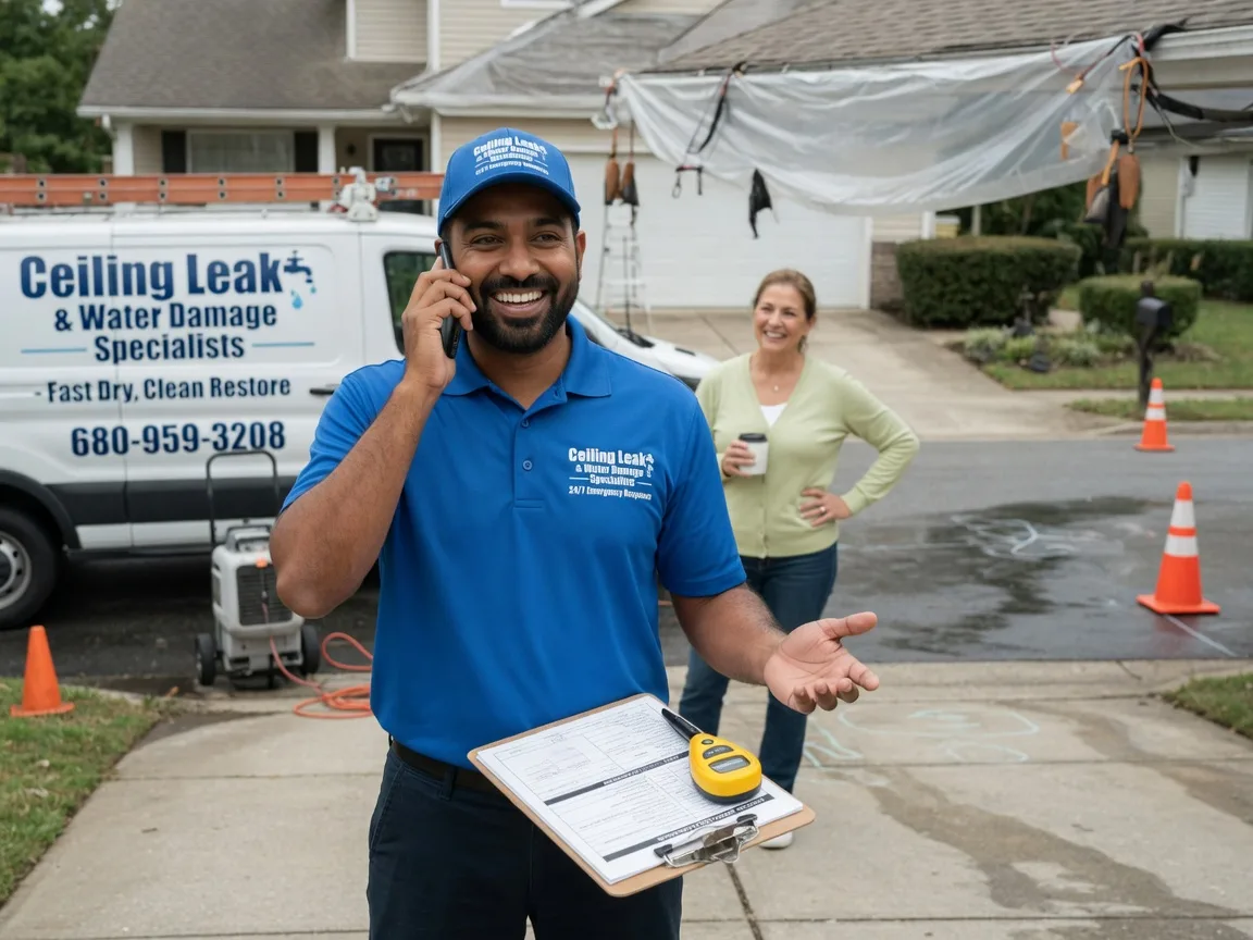 Ceiling Leak Cleanup Raymore, MO FAQs